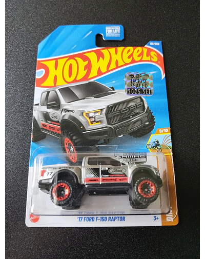 Hot Wheels basiques - Zamac - Factory Sealed 2025 - '17 Ford F-150 Raptor - HW Dirt