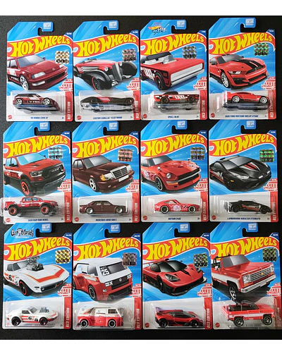 Hot Wheels basiques 2025 - Red Edition - Factory Sealed Edition