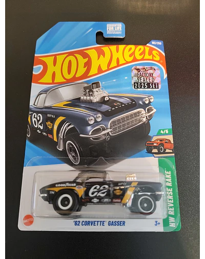 62 Corvette Gasser - Super Treasure Hunt 2025 Factory Sealed