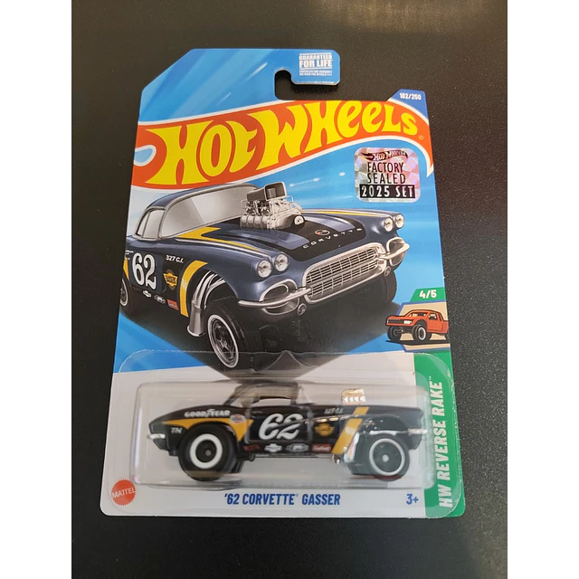62 Corvette Gasser - Super Treasure Hunt 2025 Factory Sealed