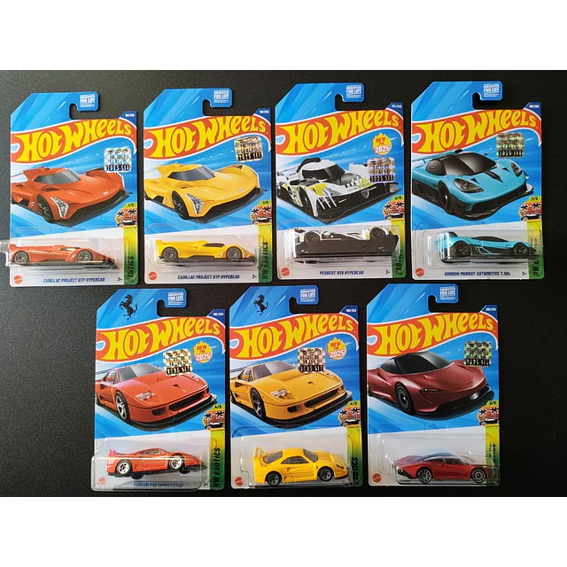Hot Wheels basiques 2025 - HW Exotics - Factory Sealed Edition 1
