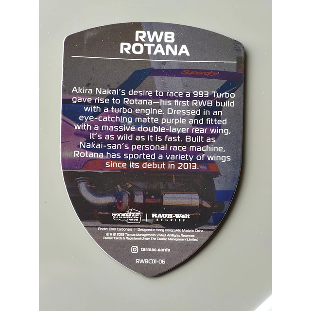 Carte RWB Tarmac Works - RWB Collection Volume I - Rotana 2