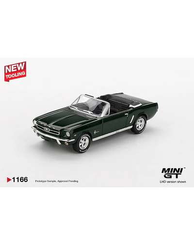 Mini GT 1166 - Ford Mustang Convertible 1964 Highland Green