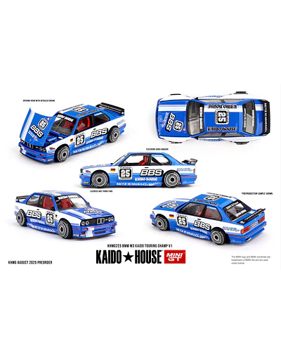 Mini GT x Kaido House 223 - BMW M3 Kaido Touring Champ V1