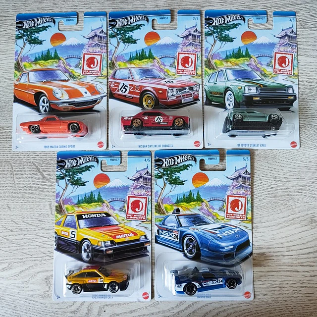 Hot Wheels J-Imports 2024 - Set de 5 unités