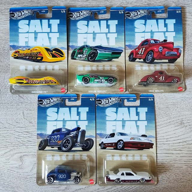 Hot Wheels Salt Flat Silver Series 2025 - Set de 5 unités