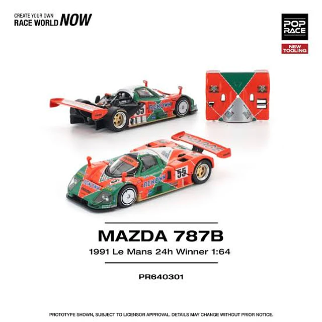 Pop Race PR64-301 – 1991 Mazda 787B – Le Mans 24h Winner