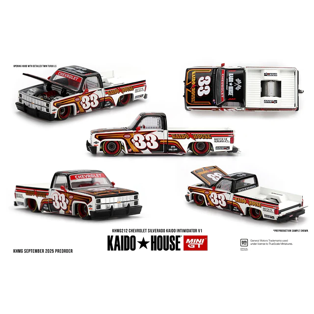 Mini GT x Kaido House 212 – Chevrolet Silverado Kaido Intimidator V1 1980