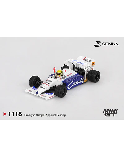Mini GT 1118 - Blister - Toleman TG184 #19 Ayrton Senna – Monaco GP (2nd Place) 1984