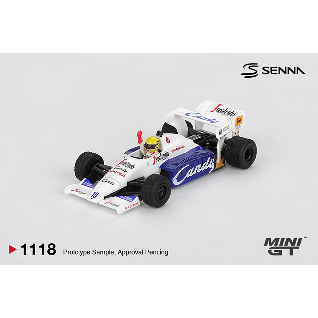 Mini GT 1118 - Blister - Toleman TG184 #19 Ayrton Senna – Monaco GP (2nd Place) 1984 1