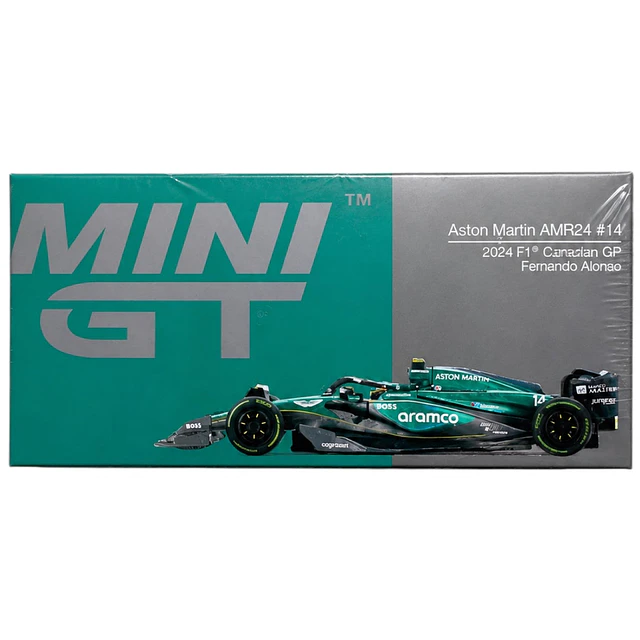 Mini GT 1113 - Aston Martin AMR24 #14 Fernando Alonso – Canadian GP 2024 2