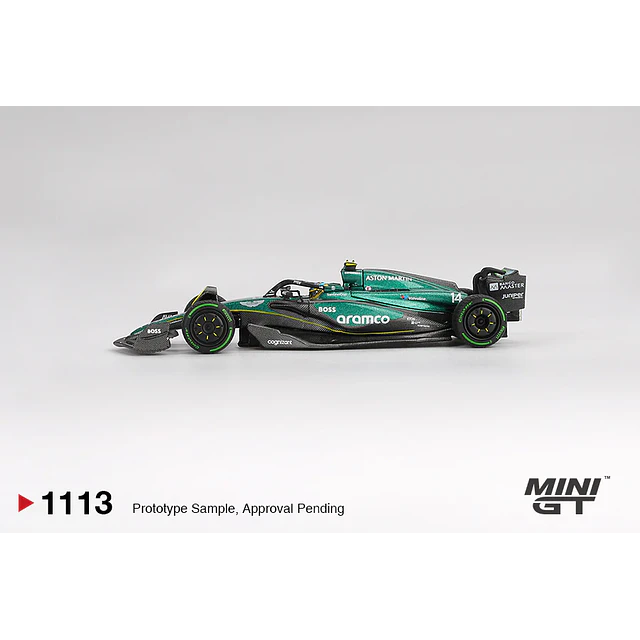 Mini GT 1113 - Aston Martin AMR24 #14 Fernando Alonso – Canadian GP 2024 1