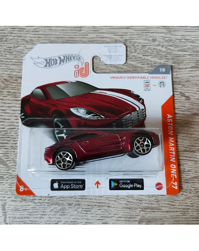 Hot Wheels ID Shor Card 2019 - RARE - Aston Martin One-77