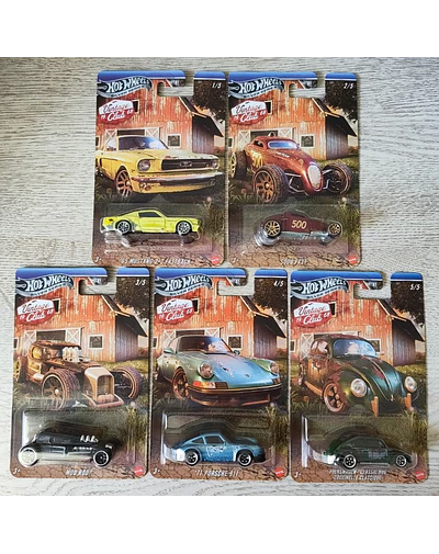 Hot Wheels Vintage Club 1968 - Silver Series 2025 - Set de 5 unités