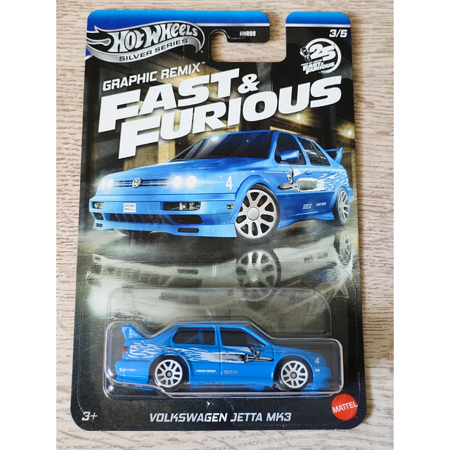 Hot Wheels Fast & Furious Silver Series 2025 - Graphic Remix - Volkswagen Jetta Mk3