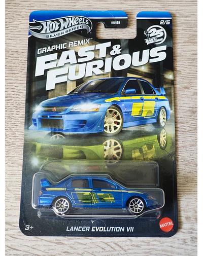 Hot Wheels Fast & Furious Silver Series 2025 - Graphic Remix - Lancer Evolution VI