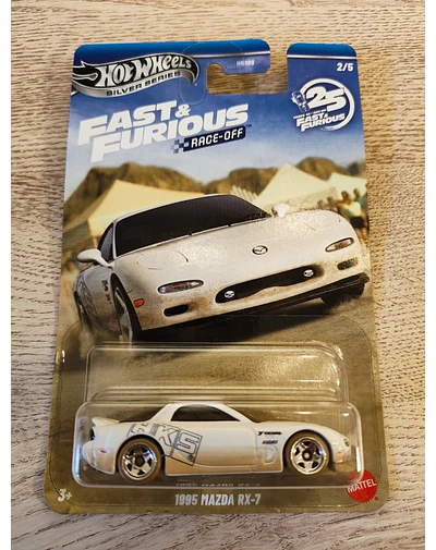 Hot Wheels Fast & Furious Silver Series 2026 - Race Off - 1995 Mazda RX-7