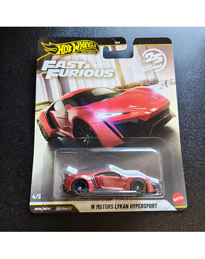Hot Wheels Fast & Furious N Premium 2026 - W Motors Lykan Hypersport