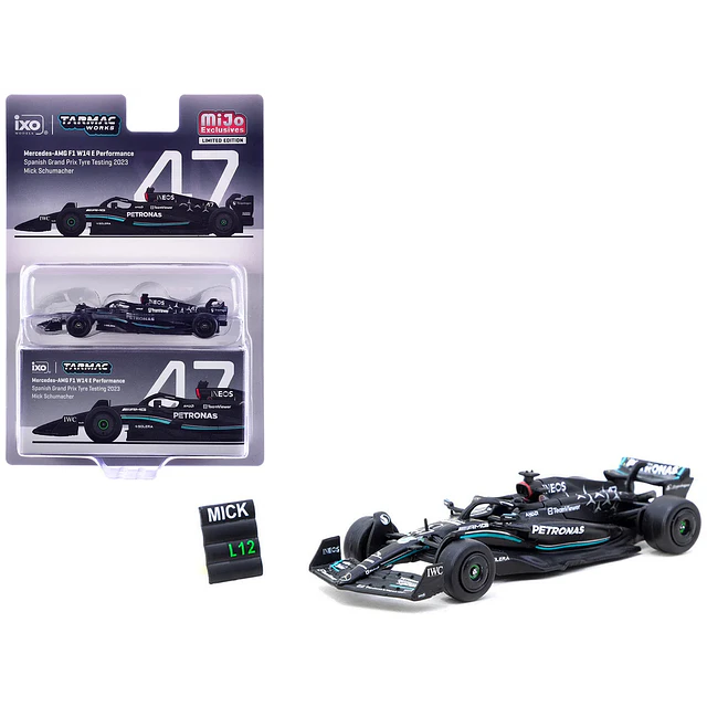 Tarmac Works - Mercedes-AMG F1 W14 E Performance Spanish Grand Prix Tyre Testing 2023 Mick Schumacher 1