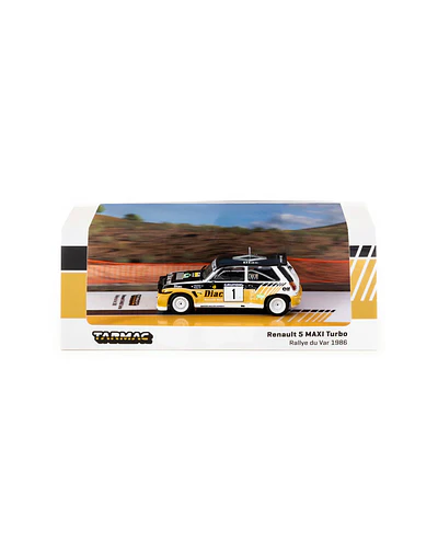 T64-TL061-86RDV01 - Tarmac Works - Renault 5 MAXI Turbo Rallye du Var 1986 #1