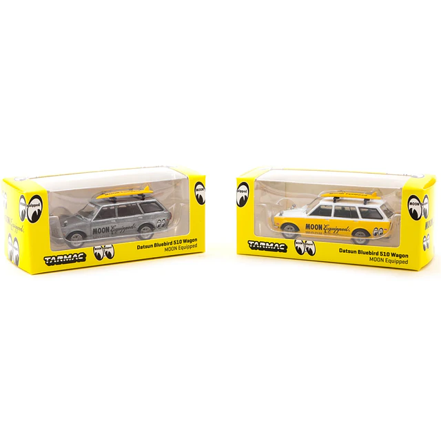 T64G-026-ME2 - Tarmac Works - Datsun Bluebird 510 Wagon MOON Equipped - normale + chase