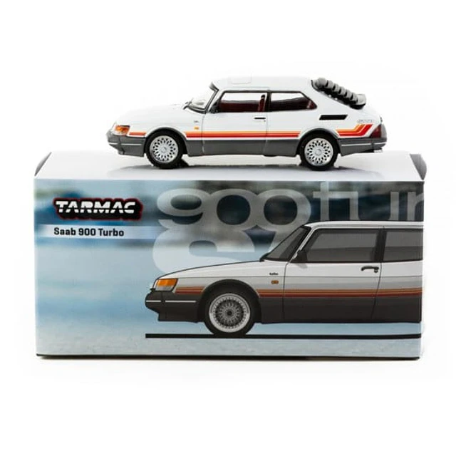 T64G-056-WH - Tarmac Works - Saab 900 Turbo White