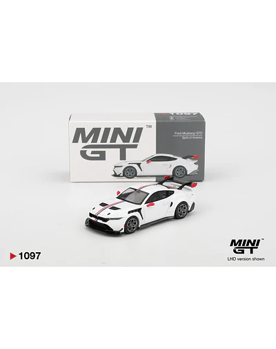 Mini GT 1097-L - Ford Mustang Gtd Spirit Of America 2025