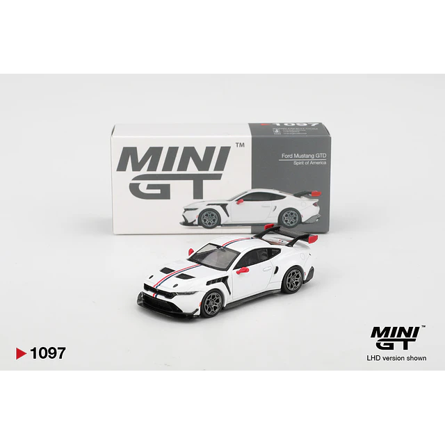 Mini GT 1097-L - Ford Mustang Gtd Spirit Of America 2025