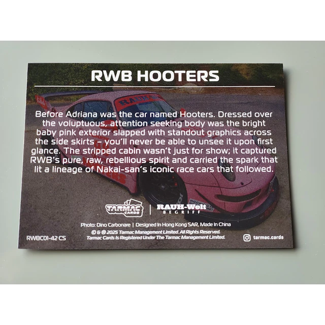 Cartes RWB Tarmac Works - RWB Collection Volume I - divers - vente à l'unité, envoyez votre choix 4