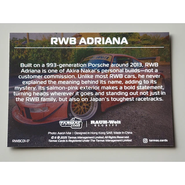 Cartes RWB Tarmac Works - RWB Collection Volume I - divers - vente à l'unité, envoyez votre choix 6