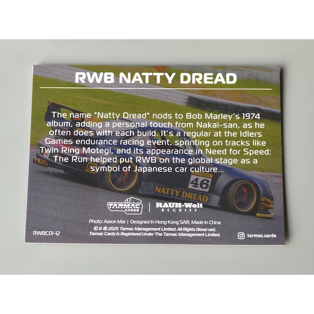 Cartes RWB Tarmac Works - RWB Collection Volume I - divers - vente à l'unité, envoyez votre choix 14