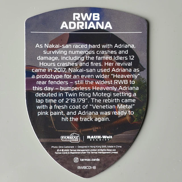 Cartes RWB Tarmac Works - RWB Collection Volume I - divers - vente à l'unité, envoyez votre choix 20