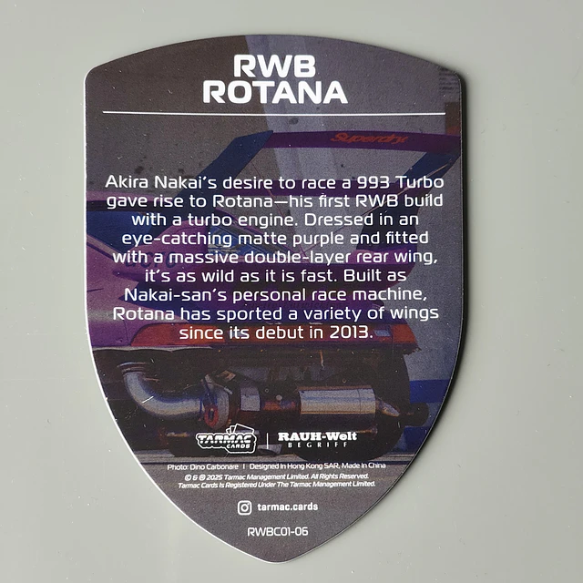 Cartes RWB Tarmac Works - RWB Collection Volume I - divers - vente à l'unité, envoyez votre choix 22
