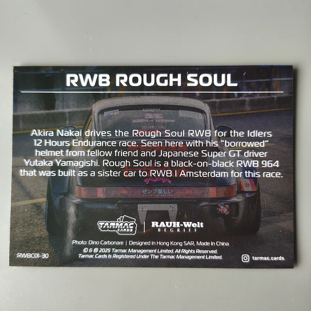 Cartes RWB Tarmac Works - RWB Collection Volume I - divers - vente à l'unité, envoyez votre choix 28
