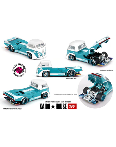 Mini GT x Kaido House 220 - Volkswagen T1 KAIDO WORKS V1
