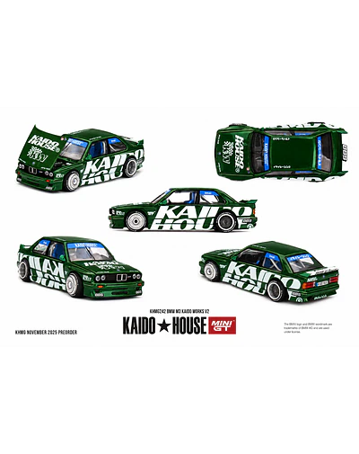 Mini GT x Kaido House 242BMW M3 (E30) Kaido Works V2 1989