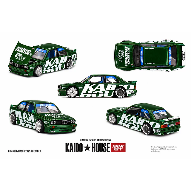 Mini GT x Kaido House 242BMW M3 (E30) Kaido Works V2 1989