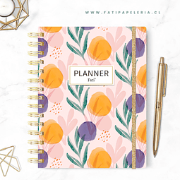 Planner anual Floral acuarela