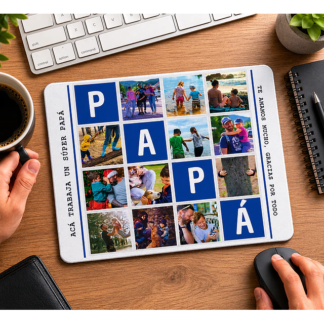 Mousepad Dia del padre - Collage