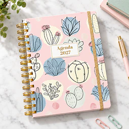Agenda Cactus 2027 Pastel