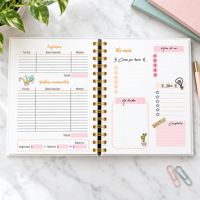 Agenda Cactus 2027 Floral
