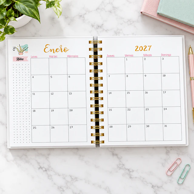 Agenda Cactus 2027 Floral