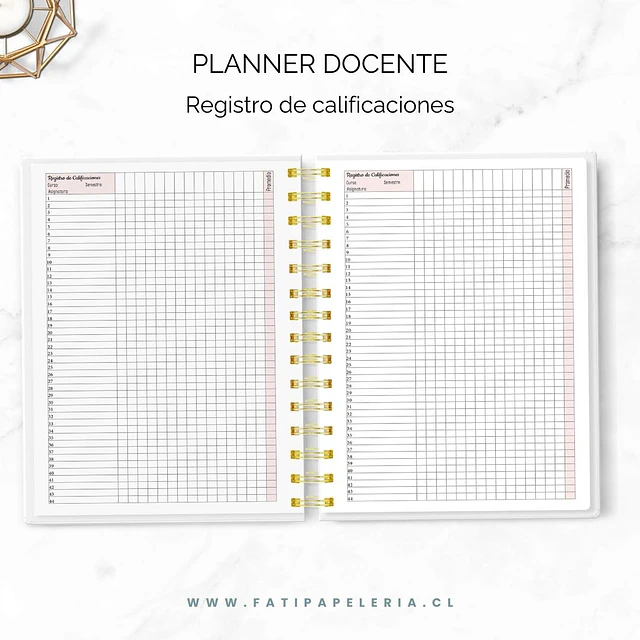 Planner Docente 2027 Abstracta