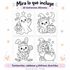 Halloween de ternura: 30 dibujos para colorear · PDF imprimible