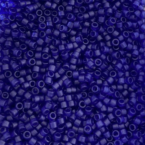 Mostacilla Miyuki Delica Azul Morado Matte Transparente