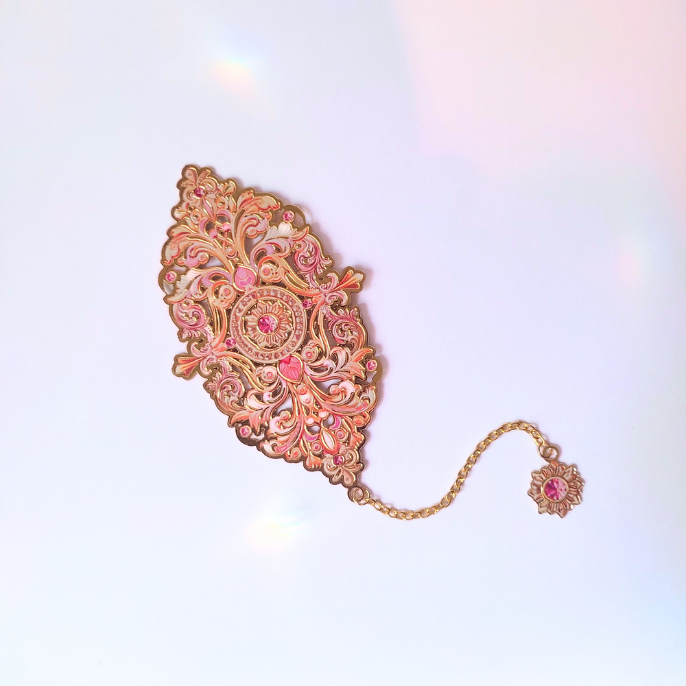 Marcapáginas metálico Coquette Rosé