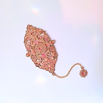 Marcapáginas metálico Coquette Rosé