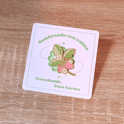 Pin esmaltado Frutillas