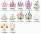Kit Digital Castelos - Mega Pack 131 cliparts - Thumbnail 2