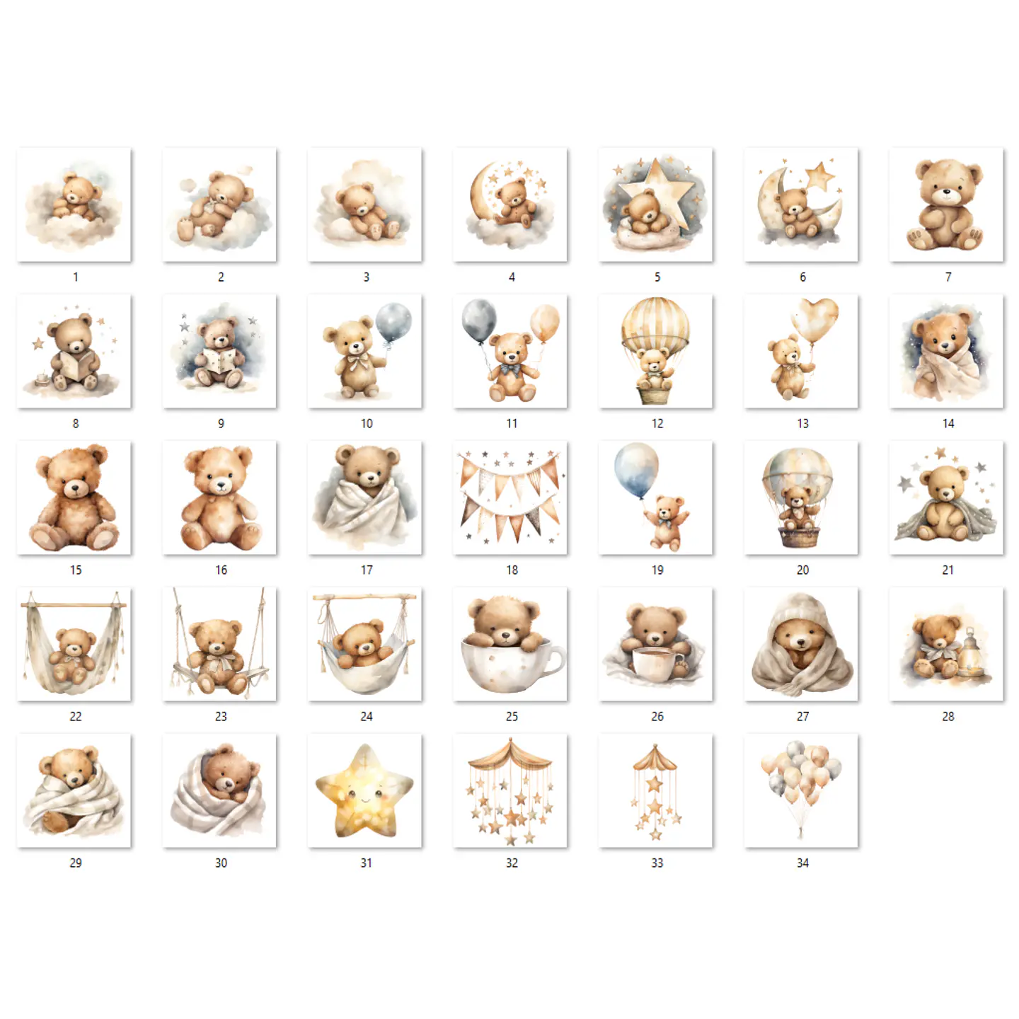 KIT DIGITAL URSINHO TEDDY SONHE ALTO 2